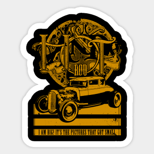 AND HOT ROD (OCHER) Sticker